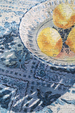 Load image into Gallery viewer, Patterned Shadow (lemons in blue and white bowl) jigsaw puzzle