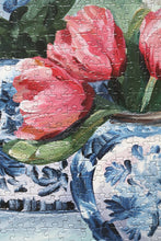 Load image into Gallery viewer, Pink Tulips, Blue Vase jigsaw puzzle