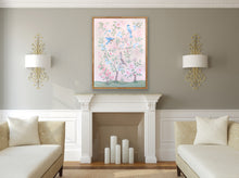 Load image into Gallery viewer, Blush Chinoiserie No. 1, a fine art print on canvas