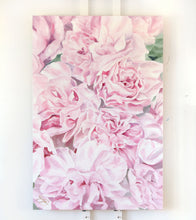 Load image into Gallery viewer, Large pink peony painting by Elizabeth Alice Studio, dreamy romantic floral painting, feminine art, large statement painting, macro painting