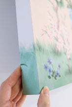 Load image into Gallery viewer, April, a pink chinoiserie canvas wrap
