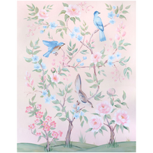 Load image into Gallery viewer, Blush Chinoiserie No. 1, a fine art print on canvas