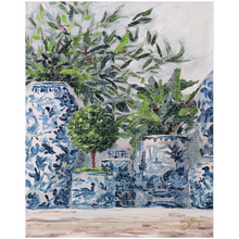 Load image into Gallery viewer, Green and Blue and White jigsaw puzzle