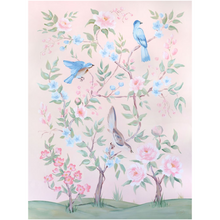 Load image into Gallery viewer, Blush Chinoiserie No. 1, a fine art print on canvas