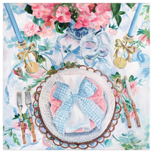 Load image into Gallery viewer, Blue Gingham, a fine art print on paper