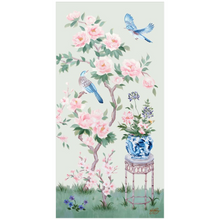 Load image into Gallery viewer, June, a green chinoiserie fine art print on paper