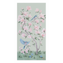 Load image into Gallery viewer, May, a green chinoiserie canvas wrap