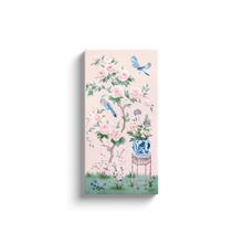 Load image into Gallery viewer, June, a pink chinoiserie canvas wrap