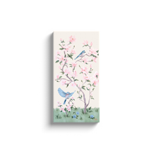 Load image into Gallery viewer, May, an ivory chinoiserie canvas wrap, available framed