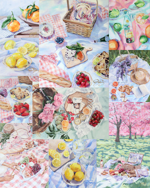 Picnic Paintings to welcome summer