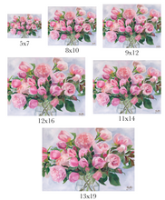 Load image into Gallery viewer, No. 130 Garden Rose, a fine art print on paper

