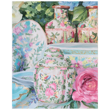 Load image into Gallery viewer, Rose Canton Ginger Jar, a fine art print on paper
