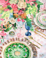 No. 140 Famille Rose, a fine art print on paper