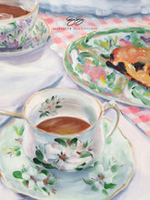 Load image into Gallery viewer, No. 144 Magnolia Tea and Scones, a fine art print on paper
