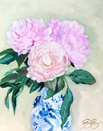 No. 122 Peony, a fine art print on paper