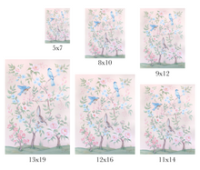 Load image into Gallery viewer, No. 163 Blush Chinoiserie No. 1, a fine art print on paper

