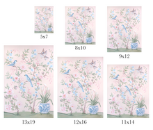 Load image into Gallery viewer, No. 164 Blush Chinoiserie No. 2, a fine art print on paper
