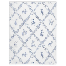 Load image into Gallery viewer, Baby animal trellis minky blanket
