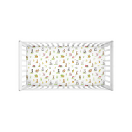 Farm animals crib sheet, multicolor
