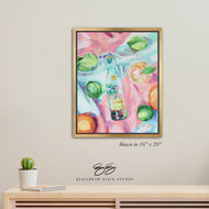 No. 270 Tangy and Sweet canvas wrap, available framed