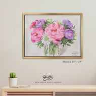 No. 289 Think of Me canvas wrap, available framed