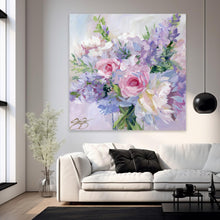 Load image into Gallery viewer, No. 394 Purple bouquet, a fine art print on paper
