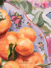 Load image into Gallery viewer, No. 334 Citrus in Chinoiserie canvas wrap, available framed
