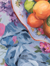 Load image into Gallery viewer, No. 334 Citrus in Chinoiserie canvas wrap, available framed
