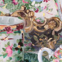 Load image into Gallery viewer, No. 334 Rose Canton Tea Set canvas wrap, available framed
