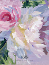 Load image into Gallery viewer, No. 394 Purple floral canvas wrap, available framed
