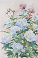 No. 397, a fine art print on paper, white peonies