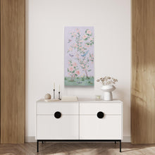 Load image into Gallery viewer, April, a lilac chinoiserie canvas wrap
