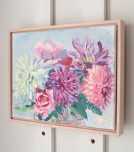 Load image into Gallery viewer, No. 403 Dahlias and Roses, 11 x 14 + dahlia seeds
