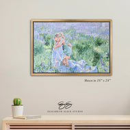 No. 446 Mother's Embrace canvas wrap, available framed