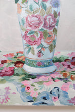 Load image into Gallery viewer, No. 487 Original floral painting of pink and red dahlias - 18 x 24
