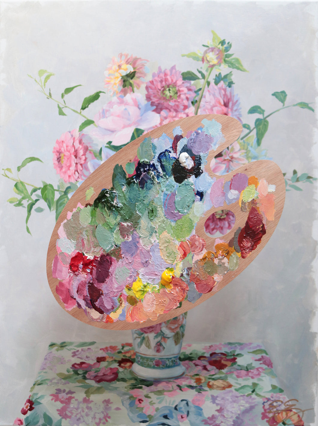 Palette from No. 487 - 8 x 12 oval palette