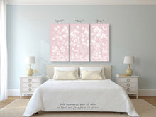 Load image into Gallery viewer, April, a tonal pink chinoiserie canvas wrap
