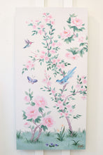 Load image into Gallery viewer, April ivory chinoiserie - 20 x 40 canvas wrap
