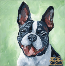 Load image into Gallery viewer, Boston Terrier, a fine art print on paper
