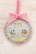 Load image into Gallery viewer, Chinoiserie acrylic ornament, Angels appearing to the shepherds
