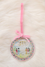 Load image into Gallery viewer, Chinoiserie acrylic ornament, Angels appearing to the shepherds
