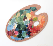 Load image into Gallery viewer, Palette from No. 498 - 8 x 12 oval palette
