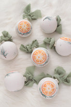 Load image into Gallery viewer, Citrus hand-painted ornament
