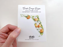 Load image into Gallery viewer, Florida orange blossom, state flower watercolor sticker
