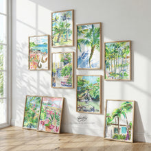 Load image into Gallery viewer, Royal Hawaiian Beach Bar, a fine art print on paper

