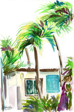 Load image into Gallery viewer, Hawaiian coffee window, a fine art print on paper
