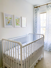 Load image into Gallery viewer, 6 yards of 100% cotton, Baby farm animal trellis pattern by Elizabeth Alice Studio
