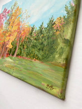Load image into Gallery viewer, Autumn landscape - 11 x 14 original painting
