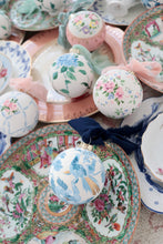 Load image into Gallery viewer, Peacock and peony hand-painted ornament
