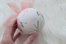 Load image into Gallery viewer, Pink hydrangea hand-painted ornament
